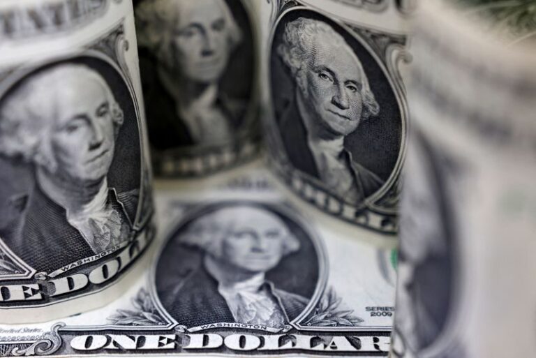 Dollar climbs for the week, cyber outage unsettles investors