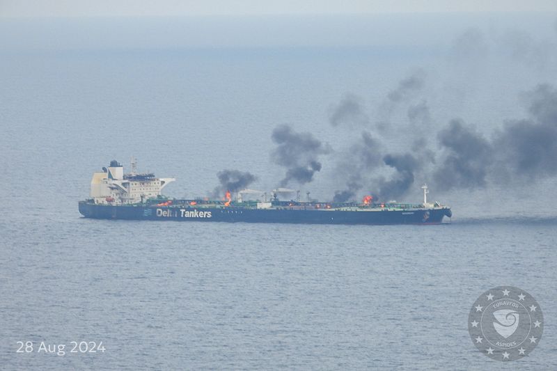 As salvage starts, no oil spilling from tanker set ablaze by Houthis in Red Sea