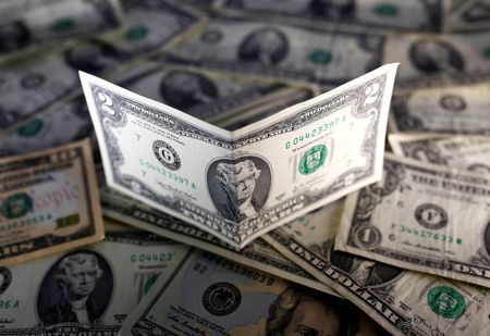 Dollar edges off lows; sterling gains after strong retail sales