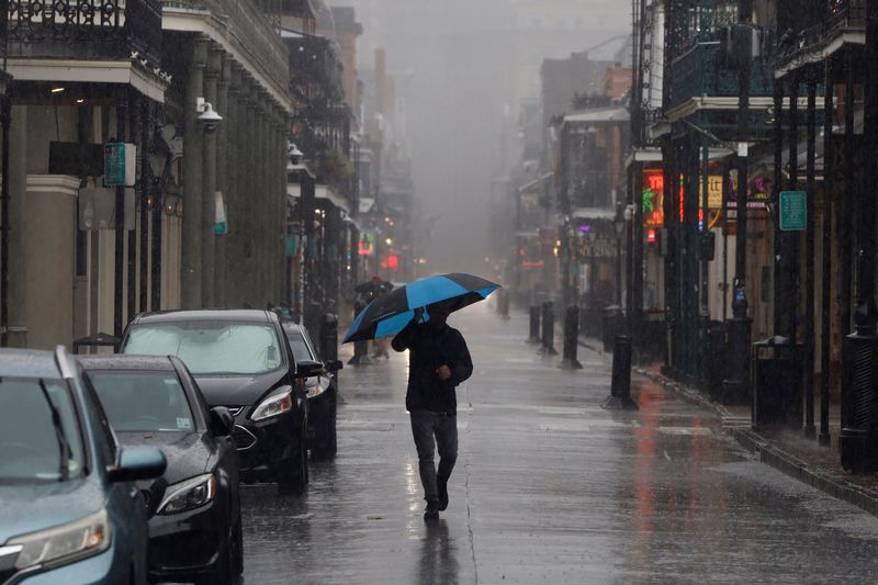 Storm Francine races into Louisiana, slamming state with rain and wind