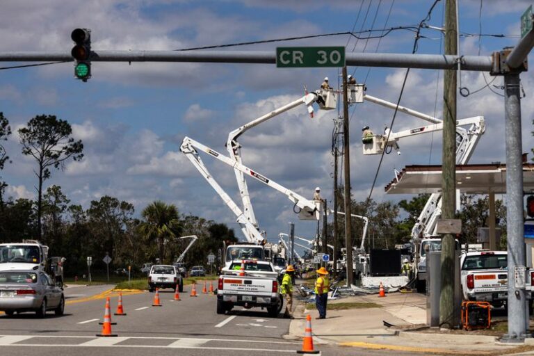 US natgas prices ease as power outages from Hurricane Helene reduce demand