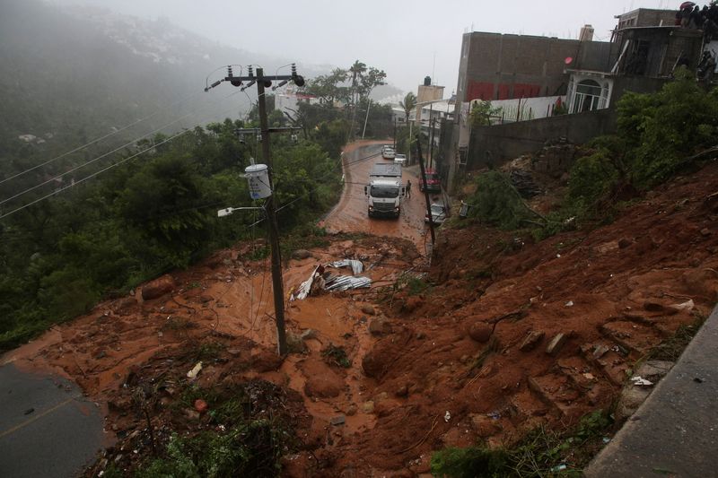 Tropical depression off Mexican coast takes aim at area soaked by Hurricane John