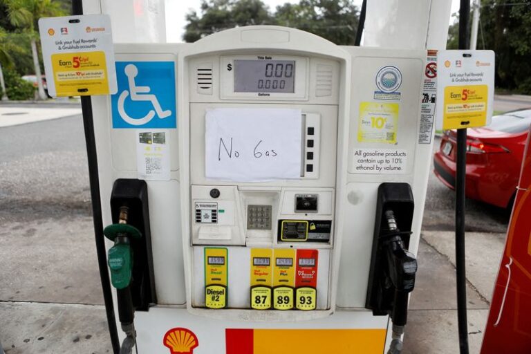 Florida gas stations run empty amid panic ahead of Hurricane Milton