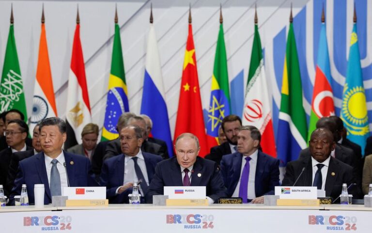 Putin warns of Middle East conflagration and debates Ukraine at BRICS