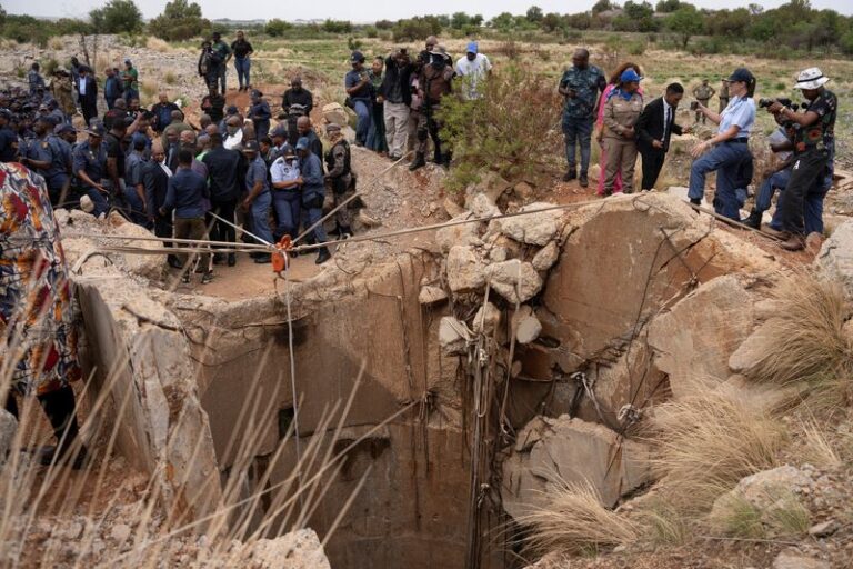 South Africa’s Ramaphosa calls for safe recovery of illegal miners stuck underground