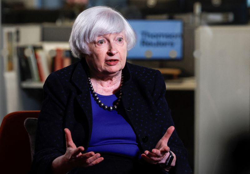 Exclusive-Yellen won’t rule out sanctions on Chinese banks, curbs on ‘dark fleet’ oil tankers