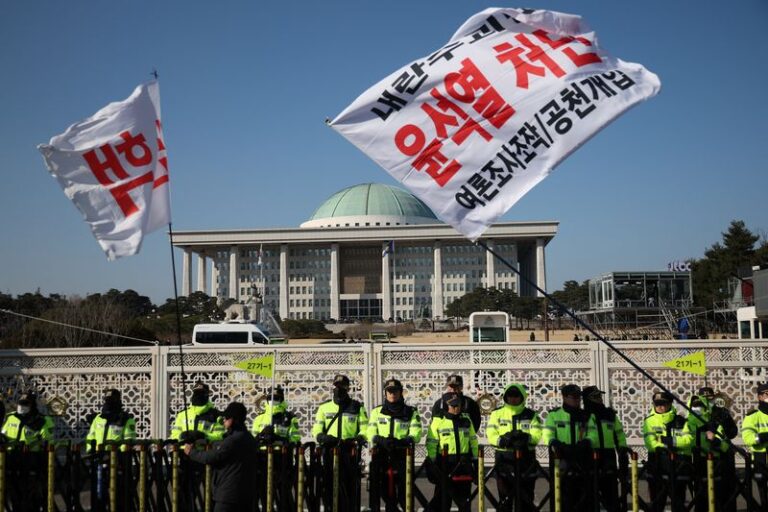 South Korea’s parliament votes to impeach president over martial law declaration