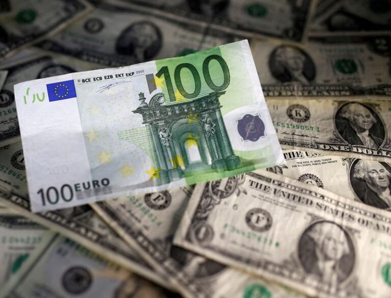 Euro drops 0.50% versus strengthening dollar, France in focus